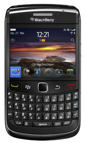 Blackberry Bold 9780 Smartphone (QWERTZ Tastatur, 6.2 cm (2.44 Zoll) Display, HSDPA, WiFi, 5MP Kamera, 2GB Speicherkarte) schwarz