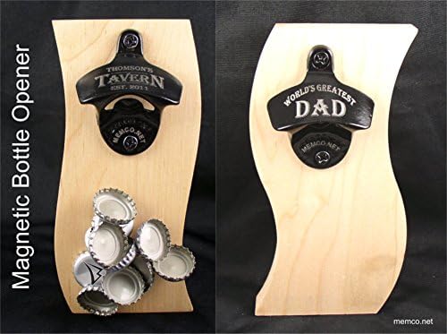 Magnetic Bottle Opener - Groomsmen Gift - Best Man Gift - Engraved Beer Opener
