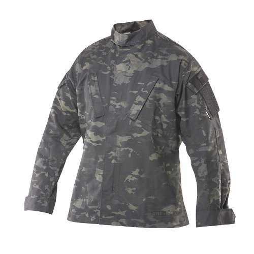 TRU-SPEC Tactical Response Shirt, Multicam Black, Medium