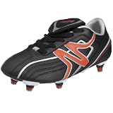 Mitre Fiero Jnr Si B/Re Football Boots - Black/Red 3 UK