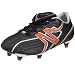 Mitre Fiero Jnr Si B/Re Football Boots - Black/Red 3 UK