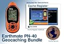 DeLorme Earthmate PN-40 Handheld GPS Geocaching Bundle (Includes DeLorme PN-40, Eartha Geocion and Cache Register)