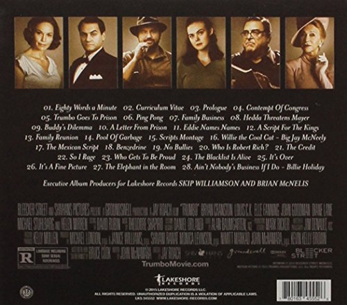 Original album cover of Trumbo (Original Motion Picture Soundtrack) by Various Artists