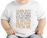 Damn Boy Are You The Sun Cause Slogan オーガニックベビーTシャツ 12 - 18 Months