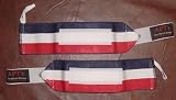 Wrist Wraps 12" Red White Blue Wrist Wraps Weight lifting Exercise Powerlifting Wraps