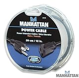 Manhattan 12-in. Power Extension, Power Strip Liberator, Male/Female
