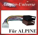 Produkt-Bild: Alpine DIN ISO Auto Radio Adapter Kabel Stecker CDA CDE TDA TDM TDE CDM INA CVA