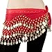 BELLYLADY 158 Gold Coins Belly Dance Hip Scarf Vogue Style, Christmas Gift idea LAKEBLUE1