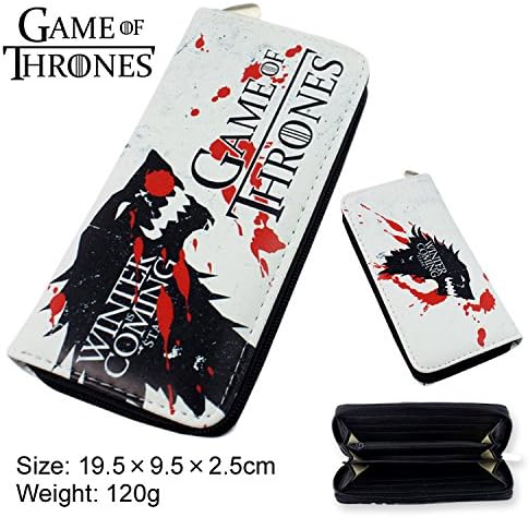 DIY YOUR WORLD Anime Cut Cartoon unisex Wallet Girl Boy Students Long Purse (Game of Thrones)