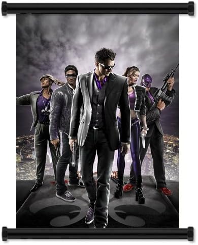 Saint's Row: The Third Game Fabric Wall Scroll Poster (16"x22") Inches