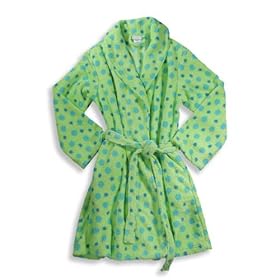 Capelli New York - Womens Fleece Robe, Green, Blue