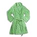  : Capelli New York - Womens Fleece Robe, Green, Blue
