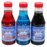 Big Save 3 Flavor Combo Pack Snow Cone & Shaved Ice Syrup -Pint Great Northern Popcorn by Great Northern Popcorn Company