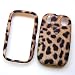 Palm Pre (Sprint) Rubberized Snap On Protector Hard Case Image Cover Leopard