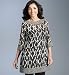 Portfolio Abstract Print Stud Tunic with Camisole