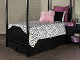 6pc Zebra Pattern Full Size Bed in a Bag Comforter Set