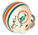 Autographed Mercury Morris Miami Dolphins 2 Bar Throwback Mini Helmet Inscribed 