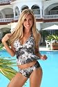 Women's Blue Sky Swimwear 'Greta' Halter Baby Doll: Swimsuit Top Only