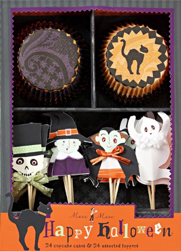 Meri Meri Happy Halloween Cupcake Kit. (24 Pack)