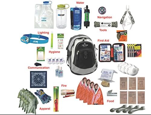 Family Emergency Starter Kit / Bug Out Bag / Survival Kit / Earthquake Kit