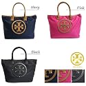 アウトレット品 TORY BURCH （トリーバーチ） スタッズ ナイロンキャンバストートバッグ 【並行輸入品】　3色