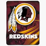 Washington Redskins NFL Licensed 60 x 80 Big Burst Raschel Throw Blanket