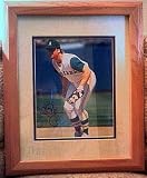 Mark McGwire autographed Oakland A's 8x10 photo matted & framed (rare full signature)