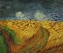Art Reproduction Oil Painting - Van Gogh Paintings: Wheat Field With Crows - Small 8" X 10" - Hand Painted Canvas Art