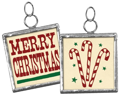 Primitives By Kathy Miniature Christmas Charm Ornament Merry Christmas 15776 Primitives By Kathy Miniature Christmas Charm Ornament Merry Christmas 15776