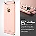 iPhone 6 case, bonsalay 3 in 1 Ultra Thin and Slim Design Coated Premium Non Slip Surface Shockproof Plating Metal Texture Skin Protector For Apple iPhone 6 and iPhone 6s-Rose Gold(4.7'')