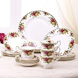 Royal Albert Old Country Roses 20-Piece Dinnerware Set, Service for 4