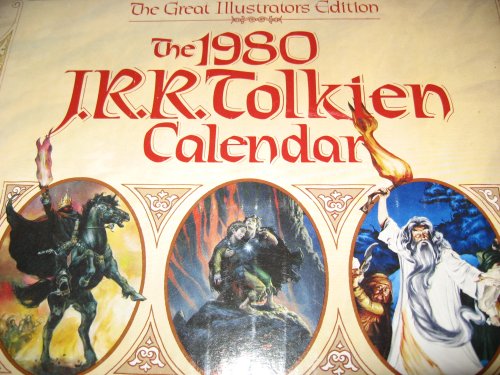 1980 J.R.R. Tolkien Lord of the Rings Calendar -Great Illustrators Edition w/ Mailer Box