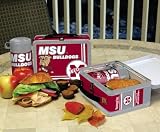 MISSISSIPPI STATE BULLDOGS Team Logo Tin Metal LUNCH BOX & THERMOS (7 x 8 1/2 x 4) by Memory Company