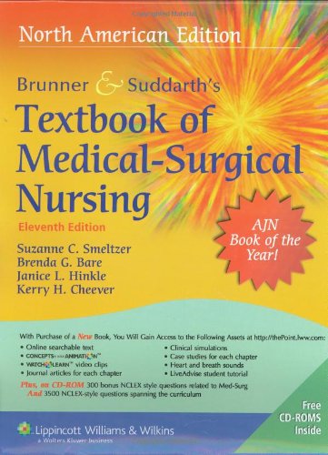 image of Brunner & Suddarth's Textbook of Medical Surgical Nursing: In Two Volumes (Brunner and Suddarth's Textbook of Medical-Surgical Nursing)