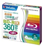 Verbatim Mitsubishi 50GB 6x Speed BD-R Blu-ray Recordable Disk 5 Pack - Ink-jet printable - Each disk in a jewel case