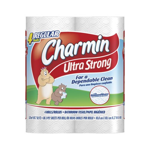 CHARMIN ULTRA STRONG REG RL T/T 24/4PK