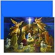 A Holy Scene Religious Christmas Cards -