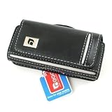 Produkt-Bild: EGO Quertasche G&uuml;rteltasche BUSINESS-SILVER #4A Schwarz (98x53x17mm) zu Nokia 2220 slide, 3600 slide, 6500 slide, 7610 Supernova, X3-00... Sony-Ericsson C903, W395, W705, W995... LG KG800 Chocolate... Motorola V3 RAZR... Samsung GT-C3050... uvm. Handytasche, Case, Pouch