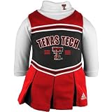 adidas Texas Tech Red Raiders Scarlet Infant Two-Piece Cheerleader Dress