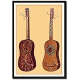 Framed Art Poster 20x30, The Rizzio Guitar by 