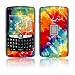 Tie Dyed Design Protective Skin Decal Faceplate for Blackberry 8800/ 8820/ 8830/ World Cell Phones