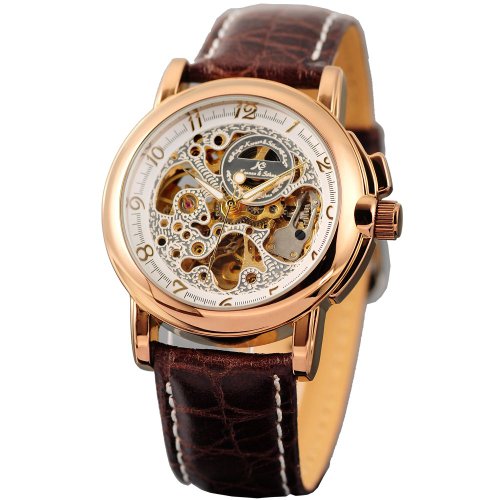 KS Automatic Mechanical Analog Waterproof Men Stainless Steel Case Classic Watch KS037B00C9W27RQ 