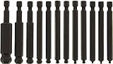 Bondhus 10836 Set of 12 Balldriver Power Bits, sizes 5/64-1/2-Inch [並行輸入品]
