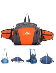 Sports: MALEDEN Weatherproof Multifunctional High Capacity 4-in-1 Outdoor Sports Bag for Cycling Backpack, Hiking Waist Belt Bag, Casual Shoulder Daypack with Insert Pockets and Water Bottle Holders - MALEDEN