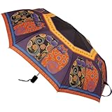 Laurel Burch Compact Umbrella 42-Inch Canopy Auto Open/Close, Feline Family Portrait