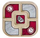 NCAA Alabama Crimson Tide 13-Inch Square EcoBamboo 5-Section Server
