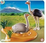 Playmobil - 4831 - Figurine - Animaux - Couple d'autruches et Nid