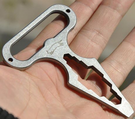 Spiked Sf Paragraph Versatile Tool for Self-defense Inside Corner Wrench / Screwdriver / Screwdriver Screwballs Inner Hexagonal Wrench Kyokuden Supplies Multifunctional Tool Outdoor EDC