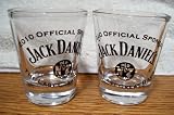 Jack Daniel's 2010 Iditarod Official Sponsor Promotional Shot Glasses Pair(2)