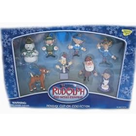 Rudolph the Red-Nosed Reindeer Holiday Clip-on Collection
